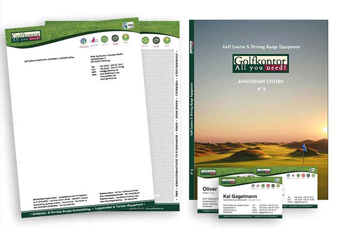 Projekt - Golfkontor Grafik & Print