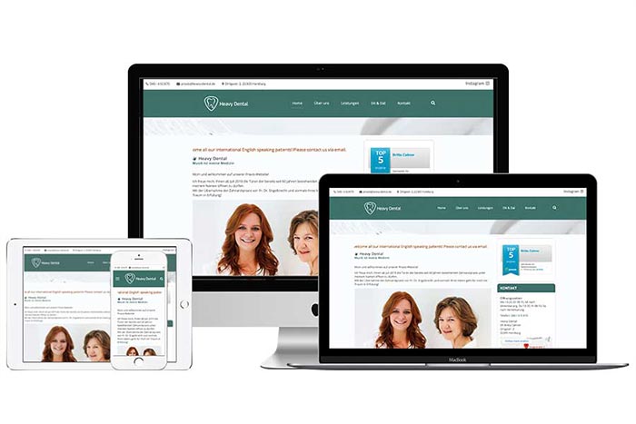Projekt - Heavy Dental Website