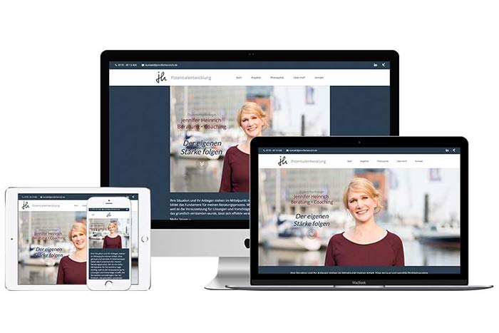 Projekt - Jennifer Heinrich Website